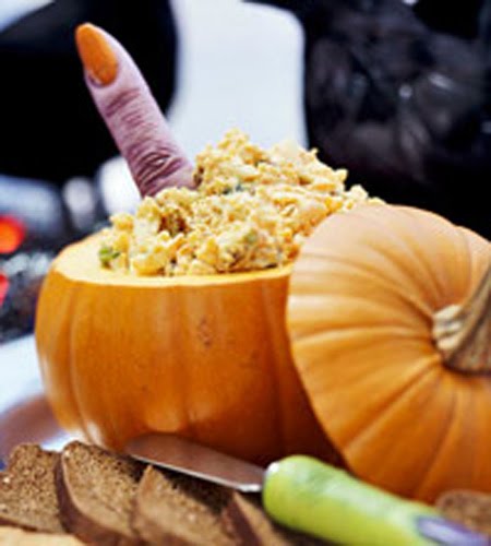 Profile Menu There is still time to create creepy Halloween appetizers for kids and adults. A special Halloween dinner is pictured during a Halloween event on Oct. 30, in Ocean Park in Hong Kong.
